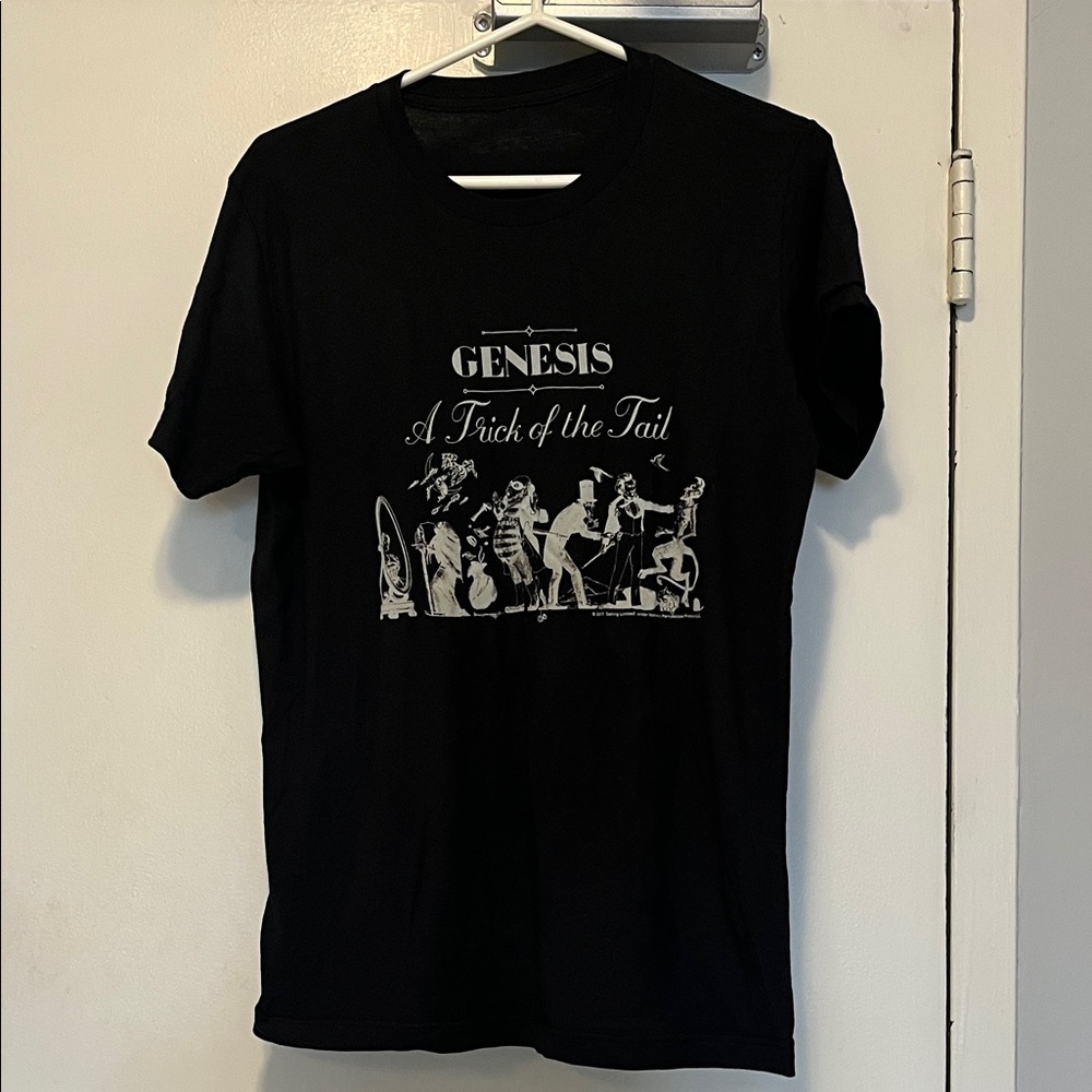 Vintage super soft men’s Genesis tour shirt Black Graphic Tee - Short Sleeve